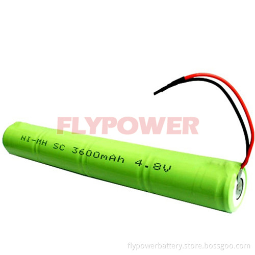 Ni-MH Battery 4.8V Sc3600mAh High Power Rechargeable Battery Pack (4S of FH-Sc3600P)